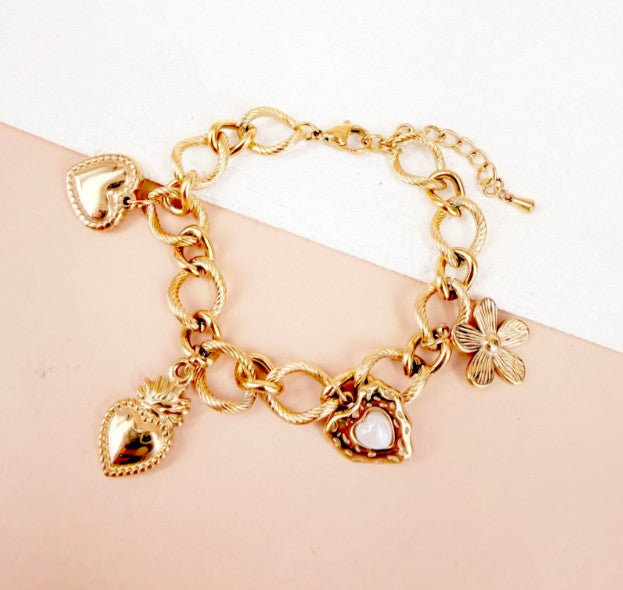 Bracelet Éclosion du Cœur 🌸🌿