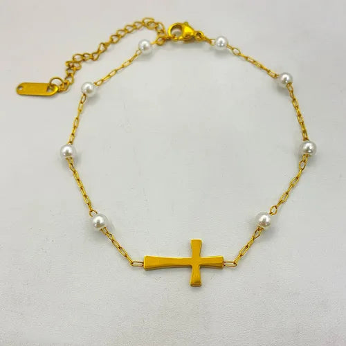 Bracelet Croix Élégance ✝️✨